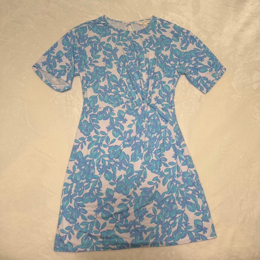 NWT Lilly Pulitzer Shaw Dress in Jacaranda Blue Simply the Zest